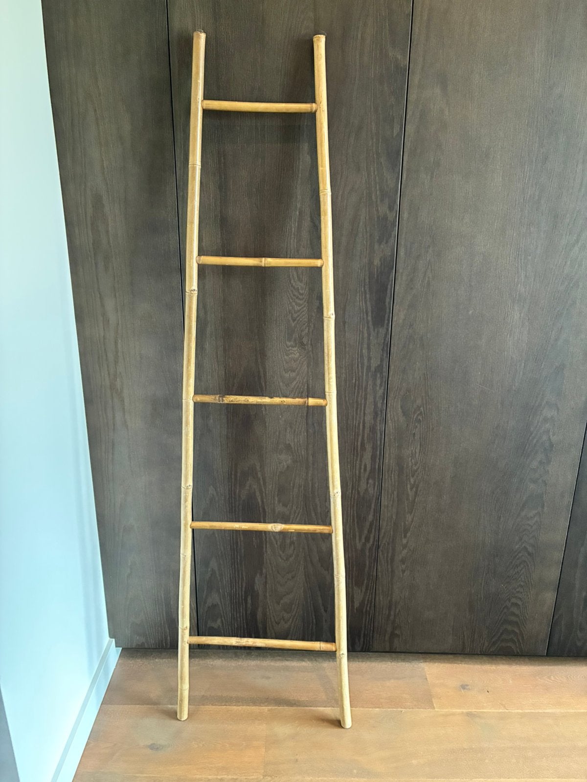 Bamboe pronkladder 180 cm, Doe-het-zelf en Verbouw, Ophalen, Zo goed als nieuw, Minder dan 2 meter