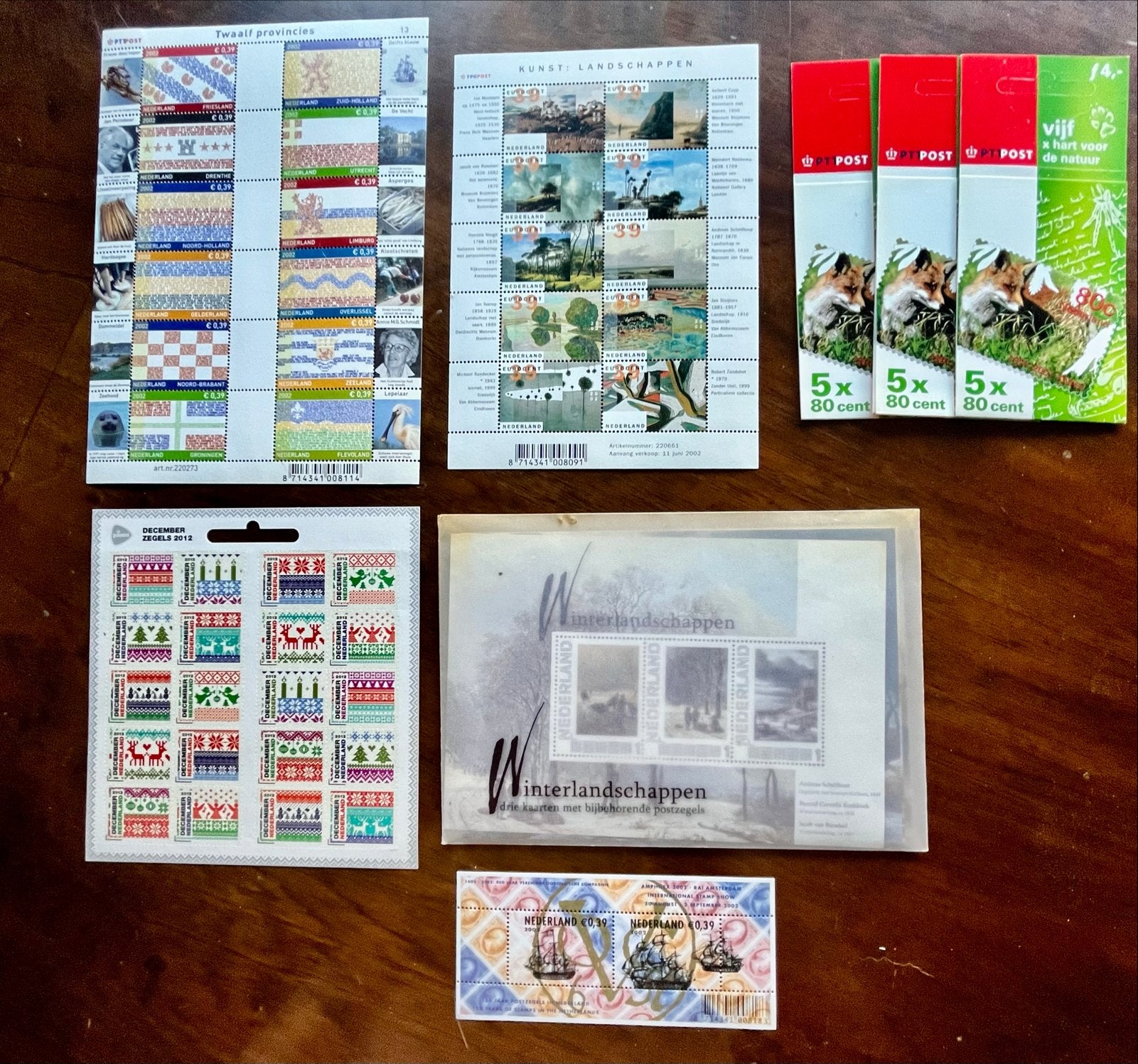 Lot Postzegels Nederland 2002-2012 Postfris €32 Waarde, Ophalen of Verzenden, Na 1940, Postfris