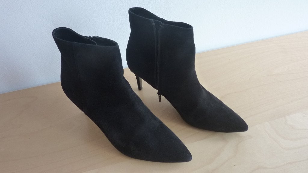 zwarte laarsjes, enkellaars, damesschoenen, Kleding | Dames, Schoenen, Zwart, Lage of Enkellaarzen, Ophalen of Verzenden, Zo goed als nieuw
