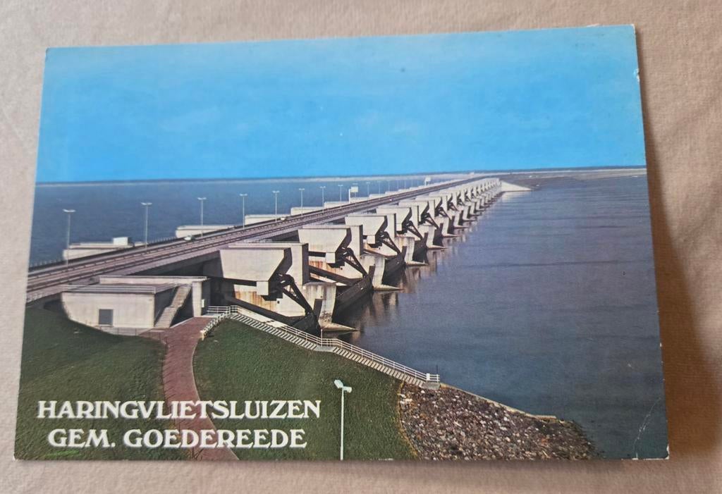 Haringvlietdam - Haringvlietsluizen, Verzenden, 1960 tot 1980, Ongelopen, Zuid-Holland