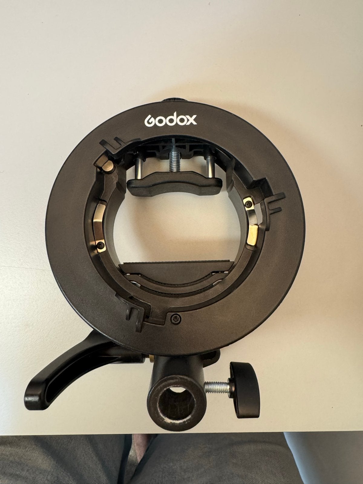 Godox S2 Bowen Mount S-Type Flitser Houder Bracket, Godox, Belichting, Ophalen of Verzenden, Zo goed als nieuw