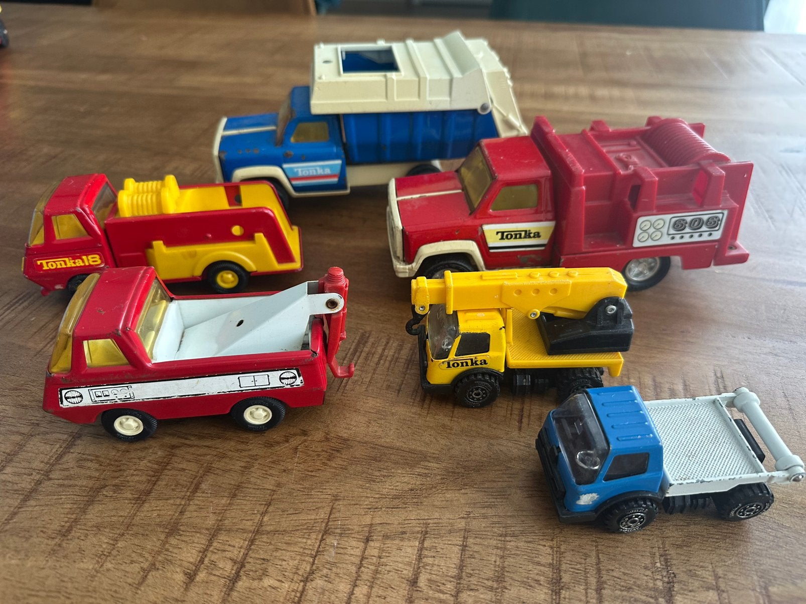 6 Tonka vintage speelgoed auto,s, Ophalen of Verzenden, Gebruikt