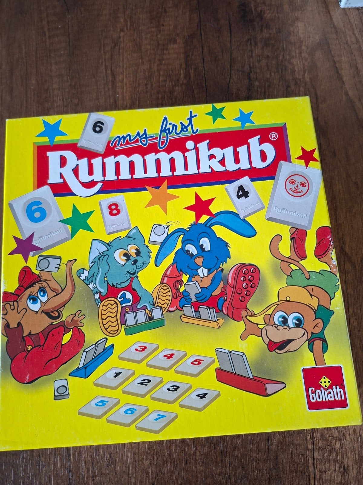 My First Rummikub - Educatief cijferspel voor kinderen, Hobby en Vrije tijd, Drie of vier spelers, Ophalen of Verzenden, Zo goed als nieuw