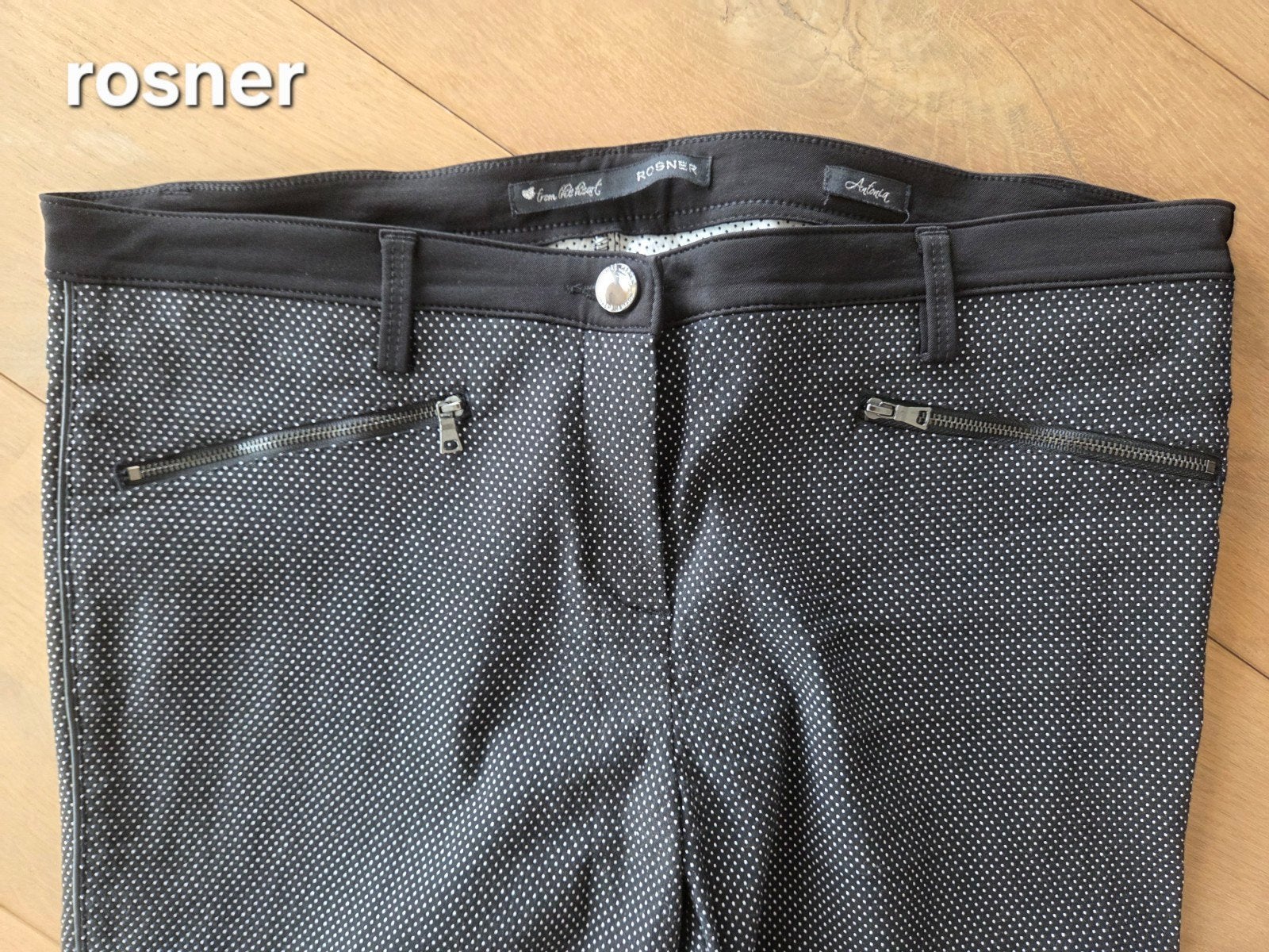 ROSNER Antonia_033 mid rise-skinny fit, maat 42, lengte 32, Zwart, Maat 42/44 (L), Ophalen of Verzenden, Zo goed als nieuw
