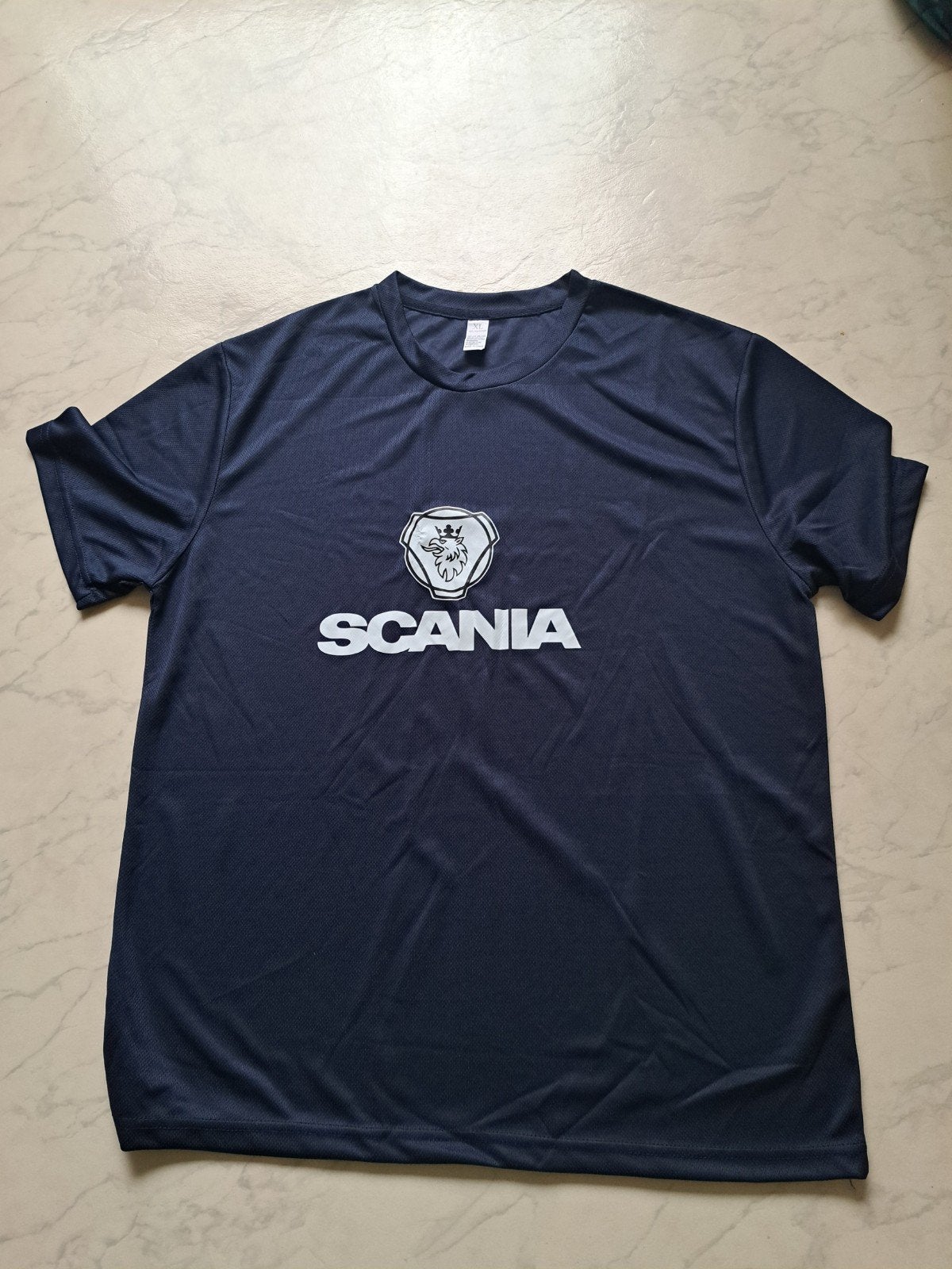 2 super mooie scania sport T-shirt maat xl en xxl, Ophalen of Verzenden, Zo goed als nieuw, Maat 56/58 (XL), Blauw