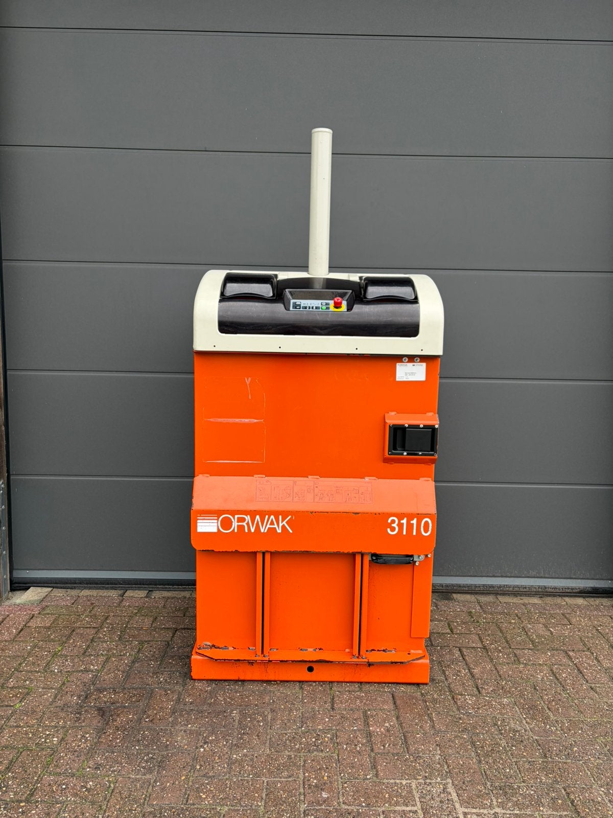 Orwak 3105 | 230v | Papierpers | Plasticpers | Balenpers, Doe-het-zelf en Verbouw, Ophalen of Verzenden, Gebruikt