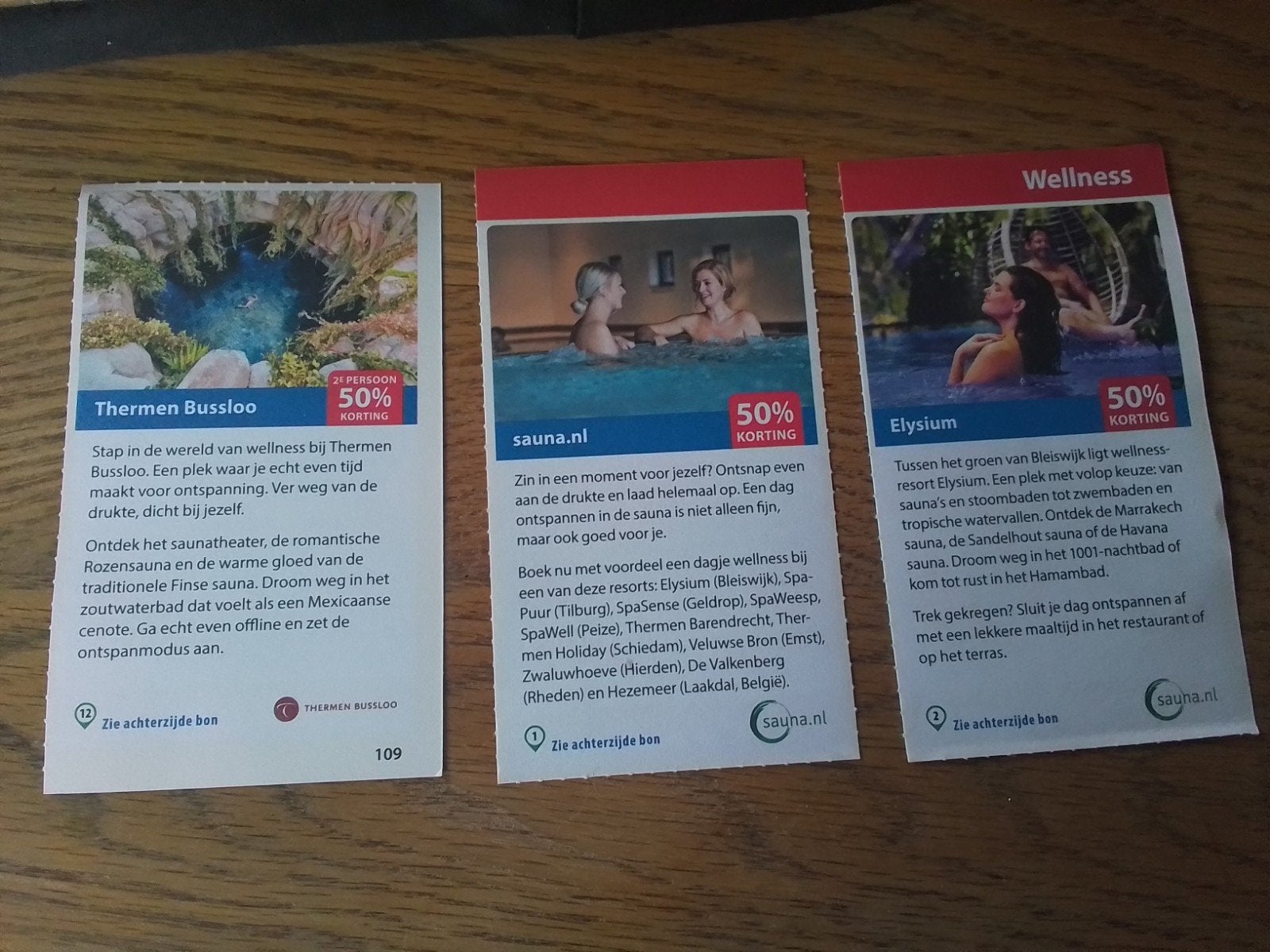 kortingsbonnen voor sauna, Drie personen of meer, Kortingsbon, Spa of Sauna