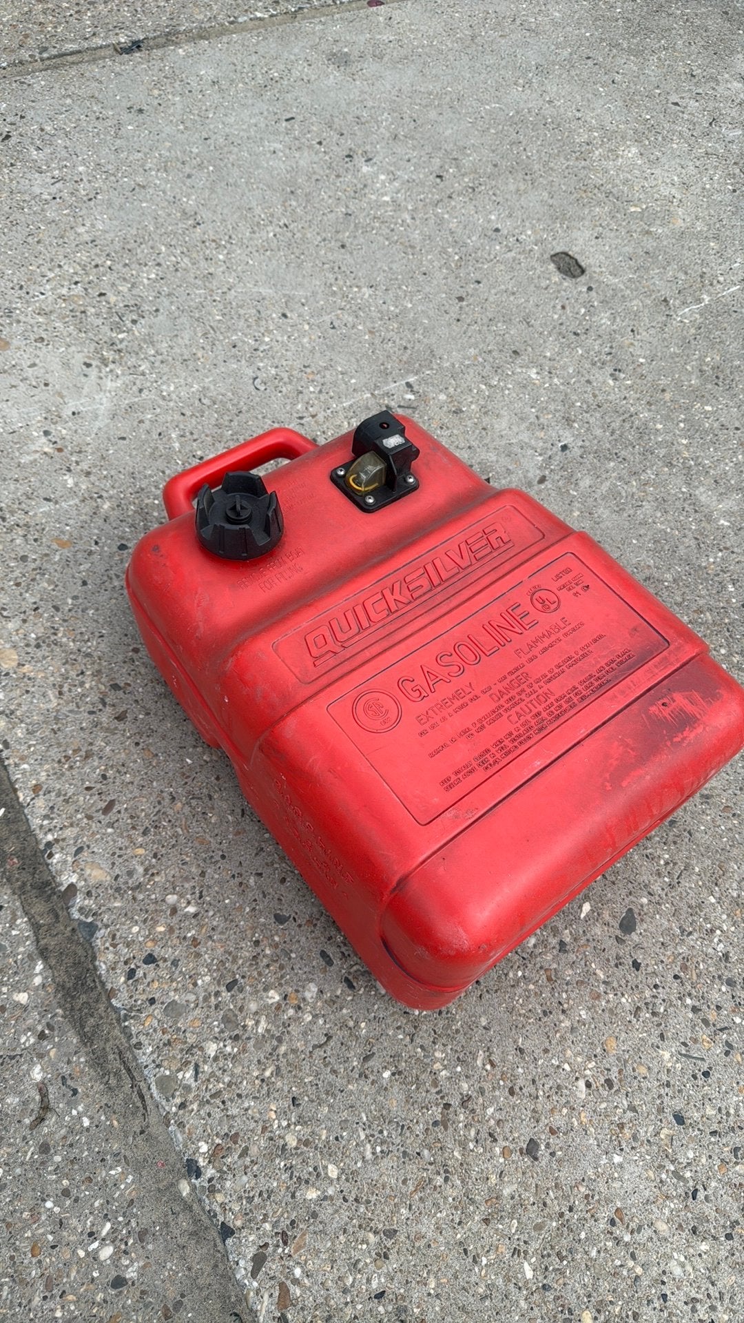 Quicksilver 25L Jerrycan, Ophalen of Verzenden, Zo goed als nieuw, Motor en Techniek, Motorboot