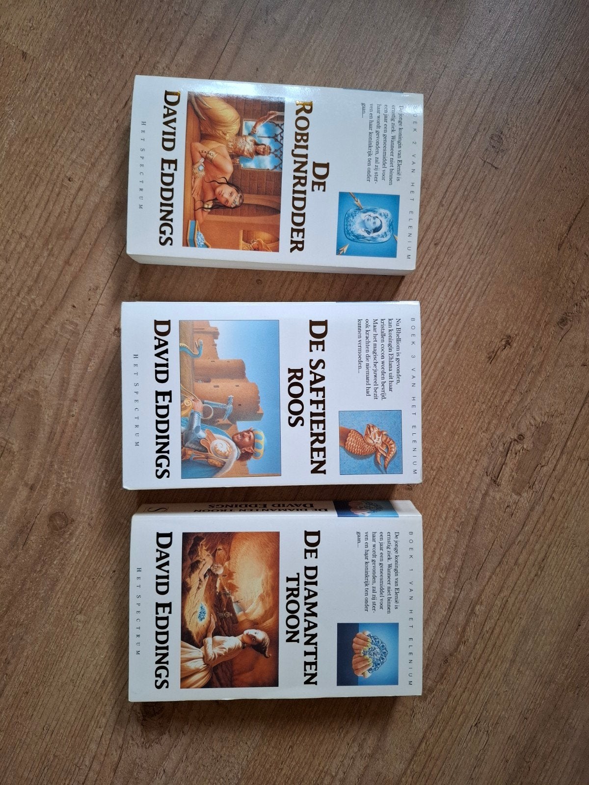 David Eddings - Het Elenium Trilogie (3 boeken), Ophalen of Verzenden, Gelezen, David Eddings