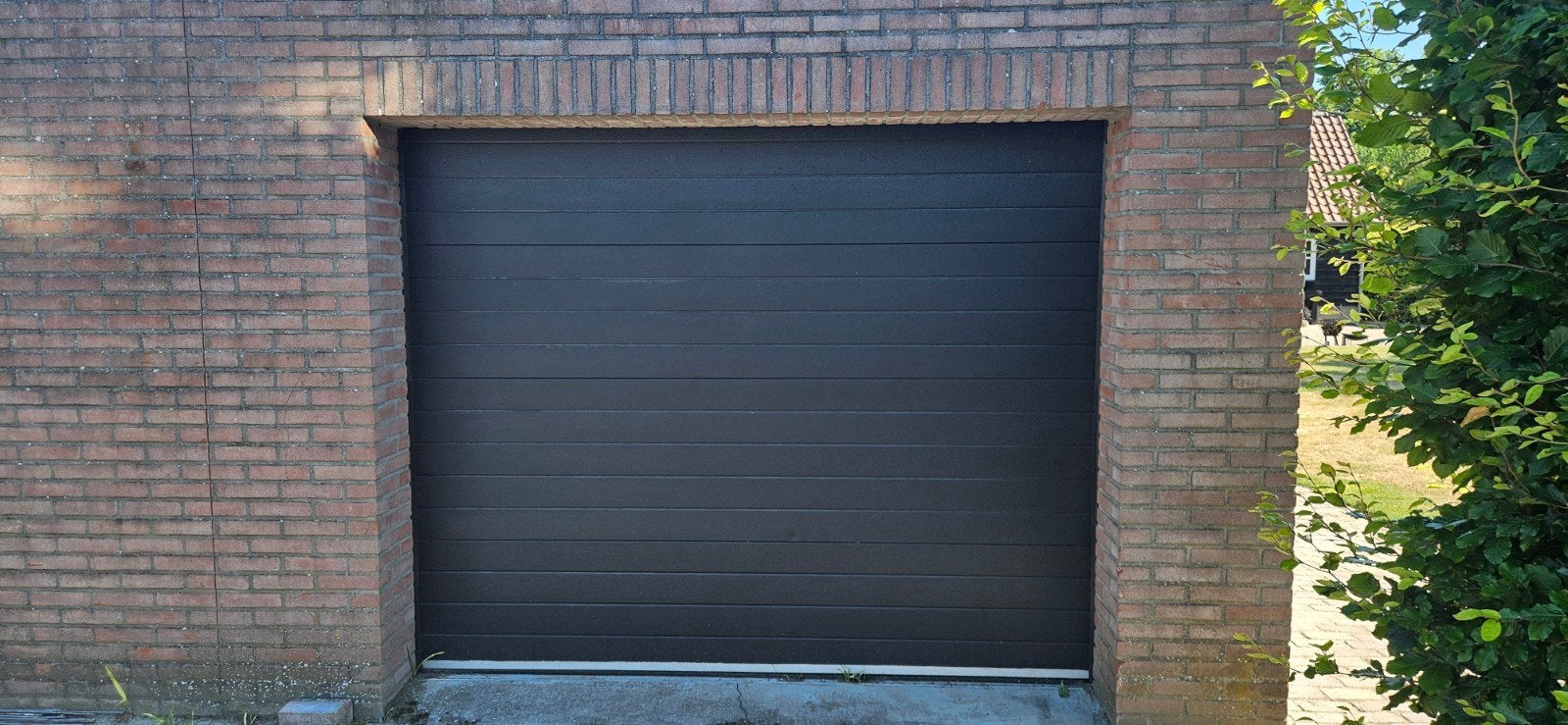 Sectionale garagedeur met Seip Easy 60 electromotor, Gebruikt, Garagedeur, Ophalen of Verzenden, Metaal