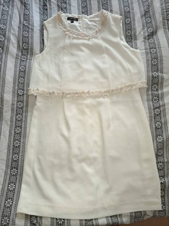 Marie Méro crèmekleurige jurk mt 46, Kleding | Dames, Wit, Maat 46/48 (XL) of groter, Marie Méro, Ophalen of Verzenden