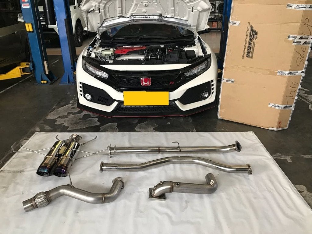 J's Racing SUS Titanium 70RS uitlaat - Civic FK8 Type-R