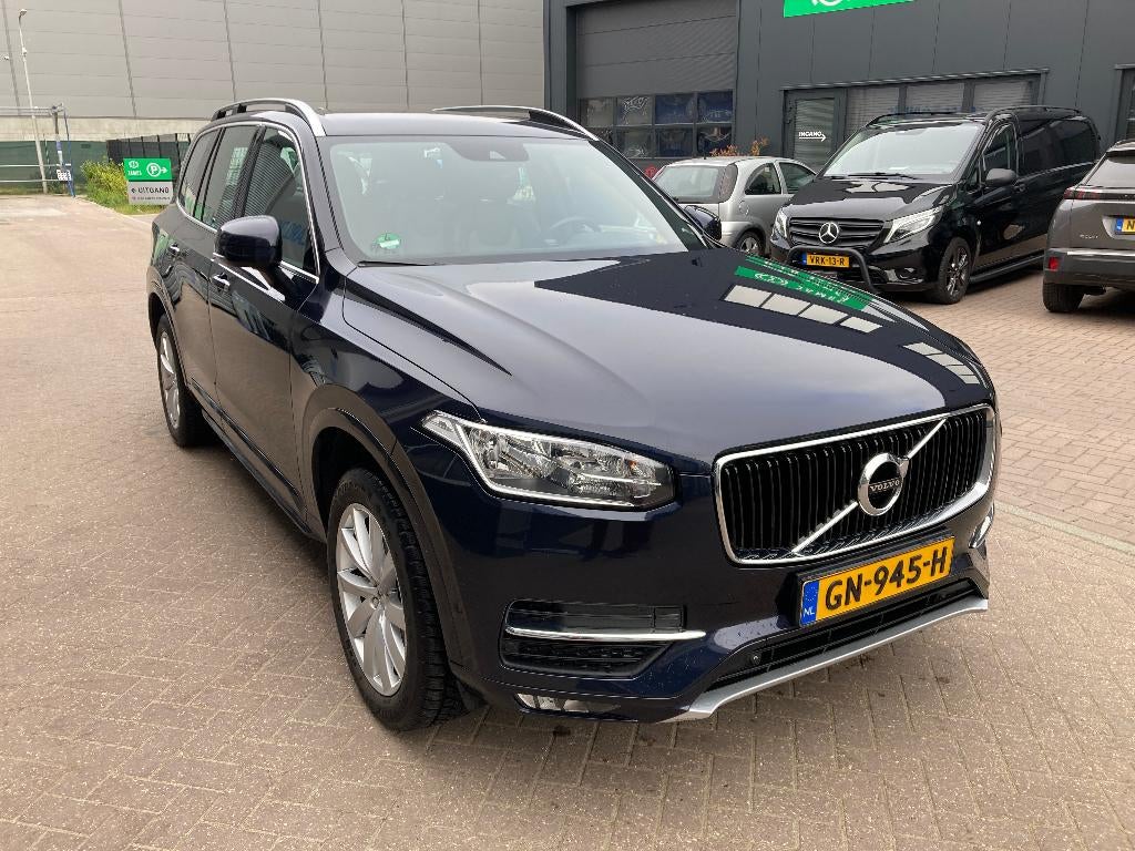 Volvo XC90 2.0 D5 165KW Geartronic AWD 7-ST 2015 Blauw, Auto's, Euro 5, Zwart, 4 cilinders, 1969 cc