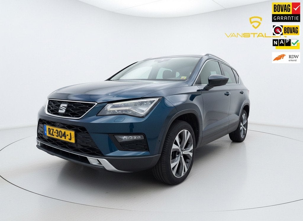 Seat Ateca 1.4 EcoTSI Xcellence|Pano|Camera|Trekhaak|Stoelve, Auto's, Seat, Bedrijf, Te koop, Ateca, 360° camera, ABS, Achteruitrijcamera
