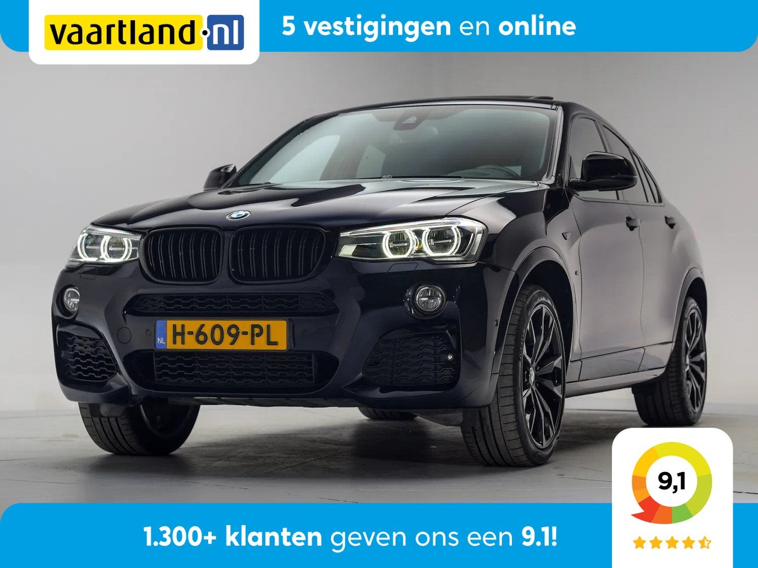 BMW X4 M40i High Executive [ Schuifdak Leder Navi prof. ], Auto's, Automaat, Automatische klimaatregeling, Gebruikt, 2000 kg