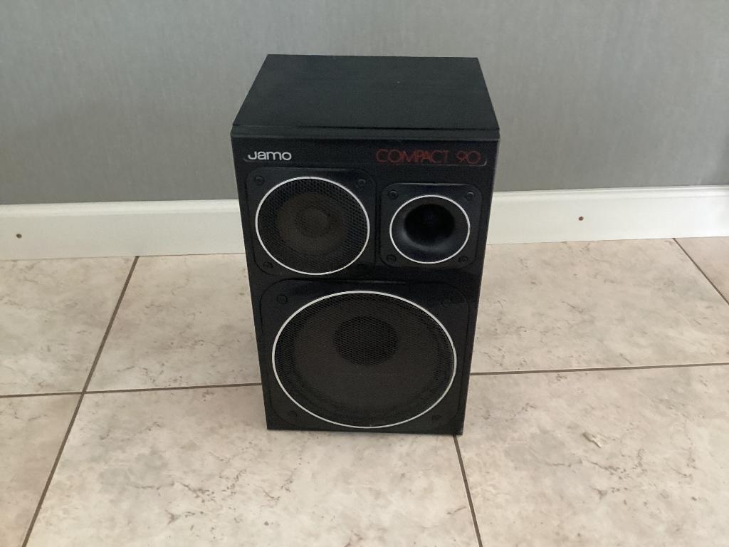 Jamo luidspeaker 2x, Audio, Tv en Foto, Luidsprekers, Gebruikt, Ophalen of Verzenden, 60 tot 120 watt, Front, Rear of Stereo speakers