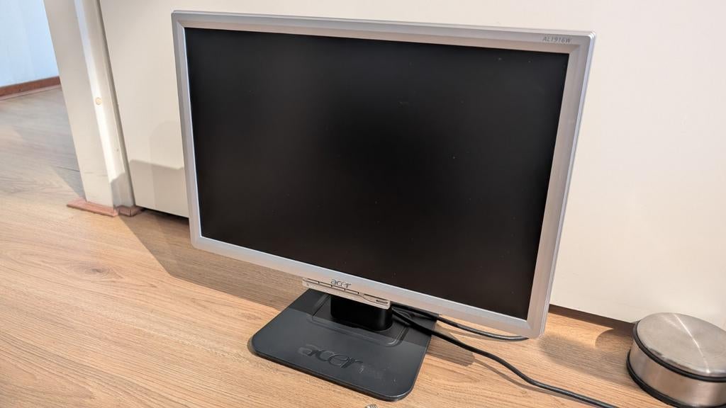 Acer AL1916W 19 inch LCD Monitor, Gebruikt, Ophalen of Verzenden, Overige typen, Overige resoluties