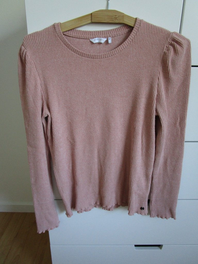 Melting Stockholm - roze ribbel trui maat L, Kleding | Dames, Truien en Vesten, Maat 42/44 (L), Ophalen of Verzenden, Zo goed als nieuw