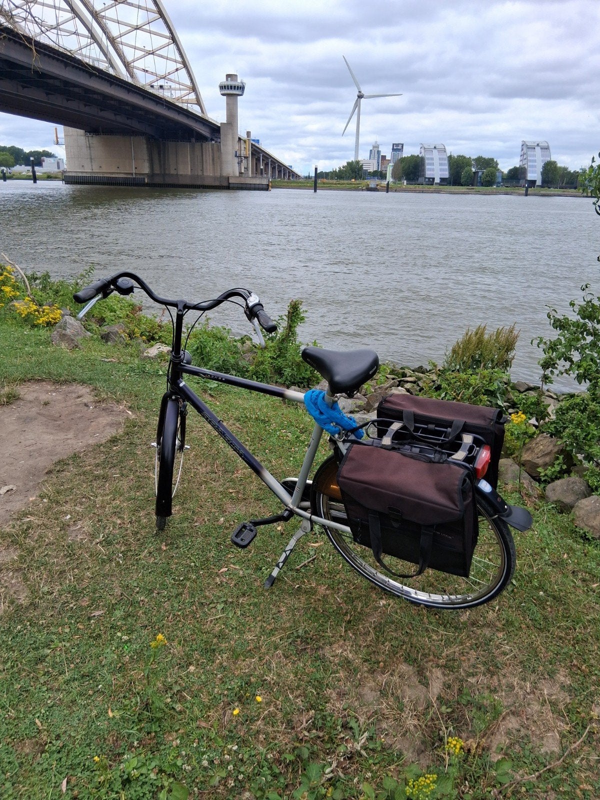 Sparta Atmos met 4 versnellingen en fietstassen, Terugtraprem, Sparta, Gebruikt, Versnellingen