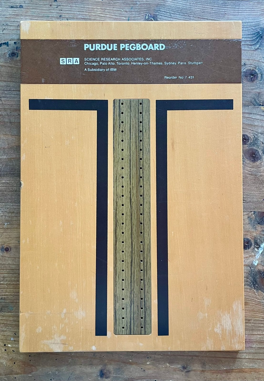 Vintage Perdue pegboard, Ophalen of Verzenden