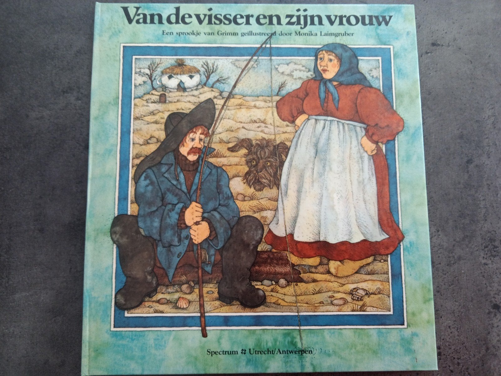 Van de visser en zijn vrouw.   een sprookje van Grimm, Boeken, Ophalen of Verzenden, Zo goed als nieuw, Monika Laimgruber