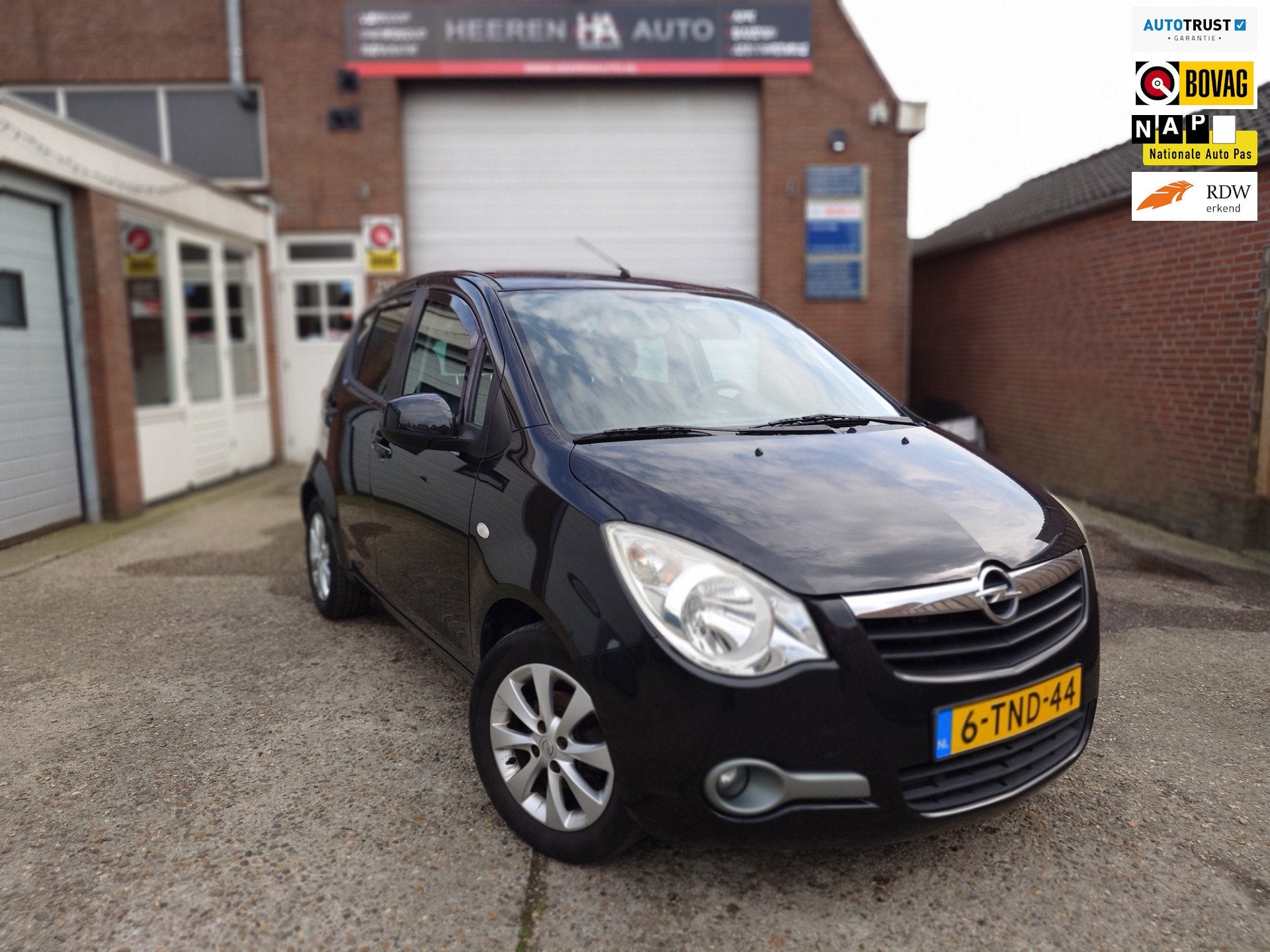 Opel Agila 1.0 Berlin, Airco, Nieuwe Apk, 5 deurs, Euro 5, Stof, Gebruikt, Origineel Nederlands