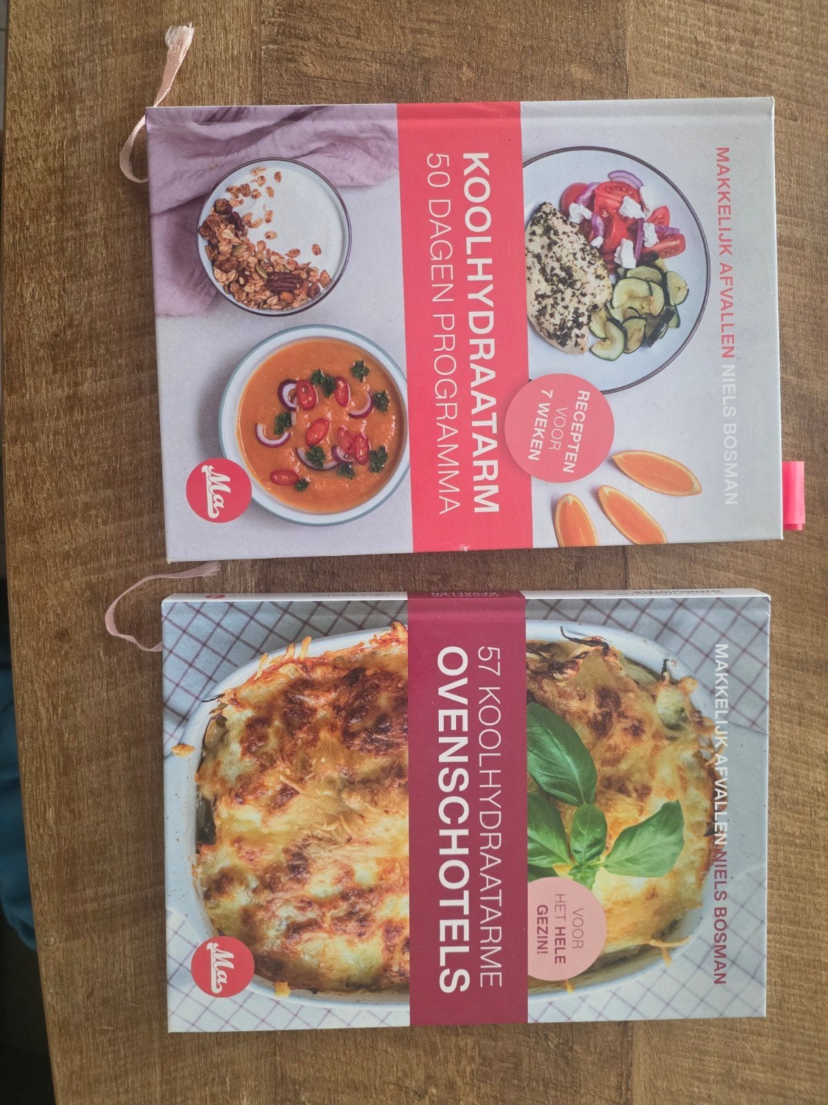 Koolhydraatarme kookboeken (2 stuks) - Niels Bosman, Ophalen of Verzenden, Zo goed als nieuw, Dieet en Voeding, Niels Bosman