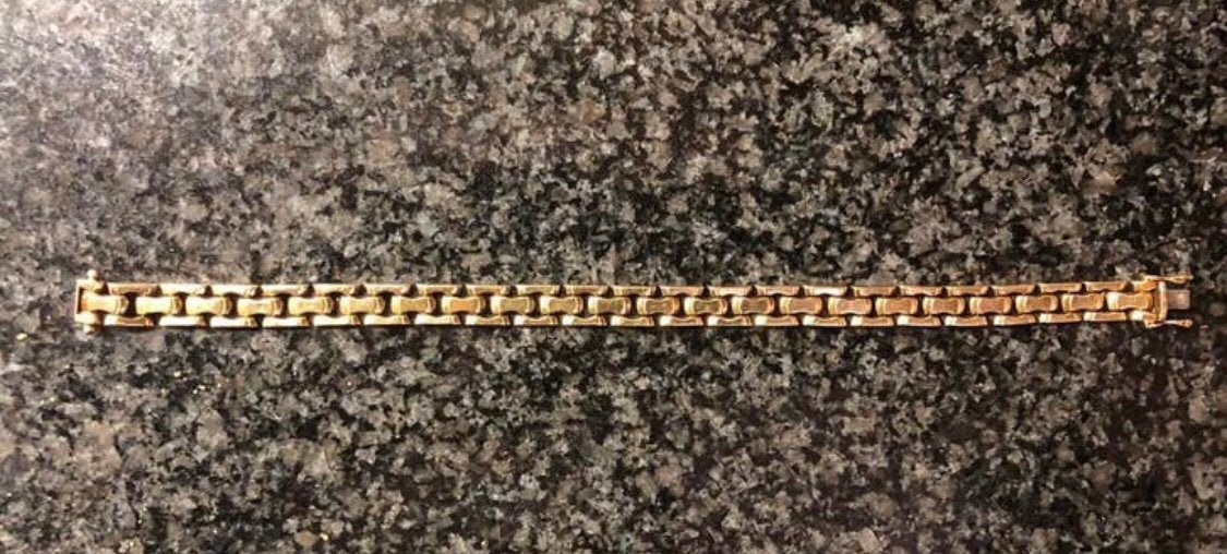 Prachtige weinig gedragen gouden armband, Sieraden, Tassen en Uiterlijk, Armbanden, Ophalen, Zo goed als nieuw, Goud