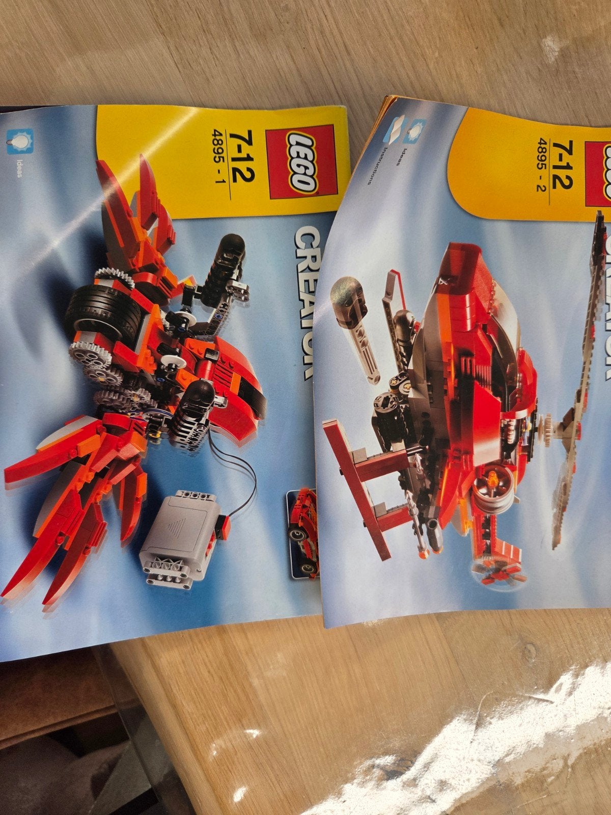 lego set 4895 incl 2 boekjes en motor, Ophalen of Verzenden
