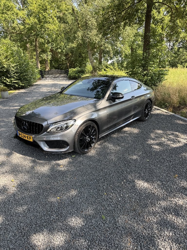 Mercedes-Benz C-Klasse 2.0 C250 Coupe AUT 2016 Grijs, Auto's, Automaat, Achterwielaandrijving, Zwart, 4 cilinders