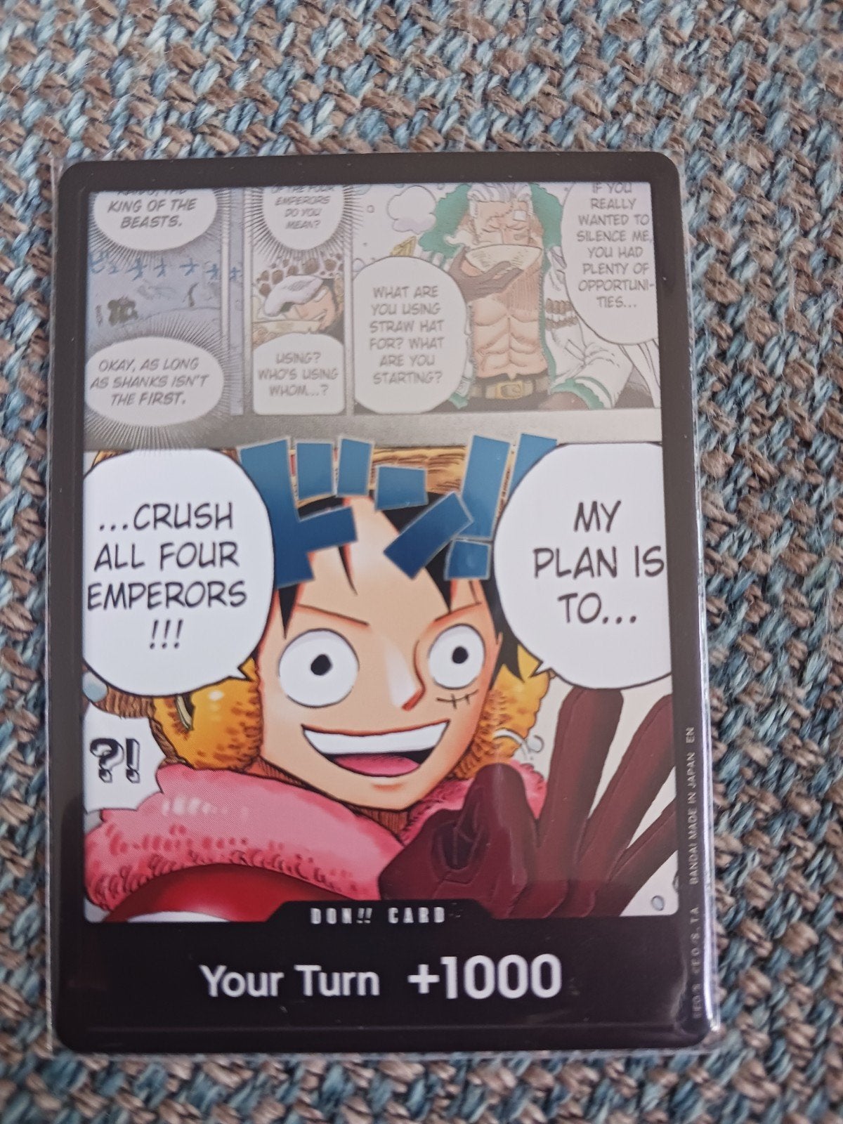 One Piece Card Game - Don!! Card Luffy, Ophalen of Verzenden, Nieuw