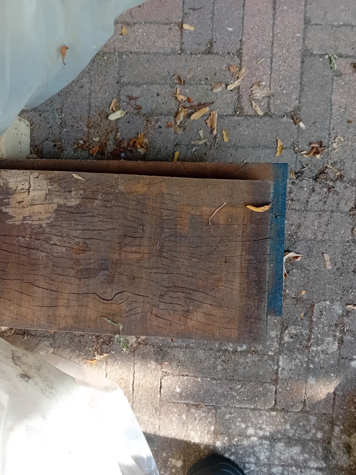 2 nieuwe hard houten balken 50 x 190 x 3500 mm, Doe-het-zelf en Verbouw, Hout en Planken, Ophalen, Balk, Vuren, 50 mm of meer