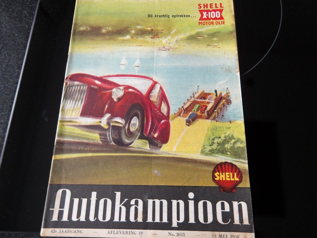 Autokampioen 13 Mei 1950 - Shell X-100 Motor Olie, Boeken, Algemeen, Ophalen of Verzenden, Onbekend, Gelezen
