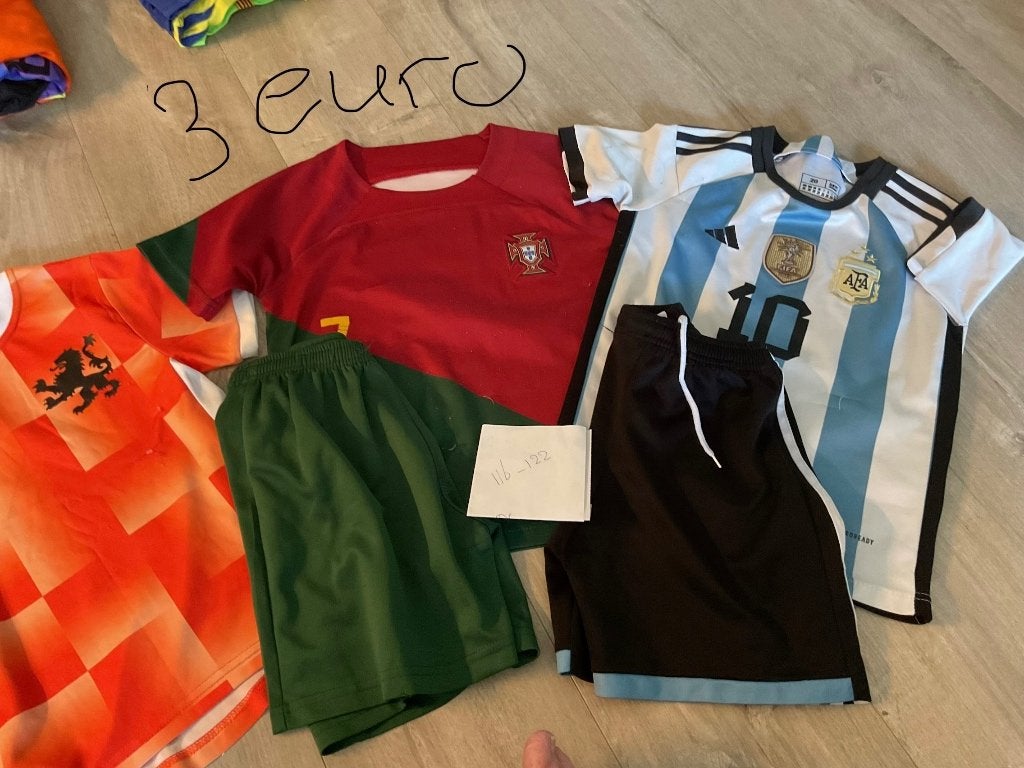 Voetbal setjes, Maat XS of kleiner, Ophalen, Zo goed als nieuw, Bal