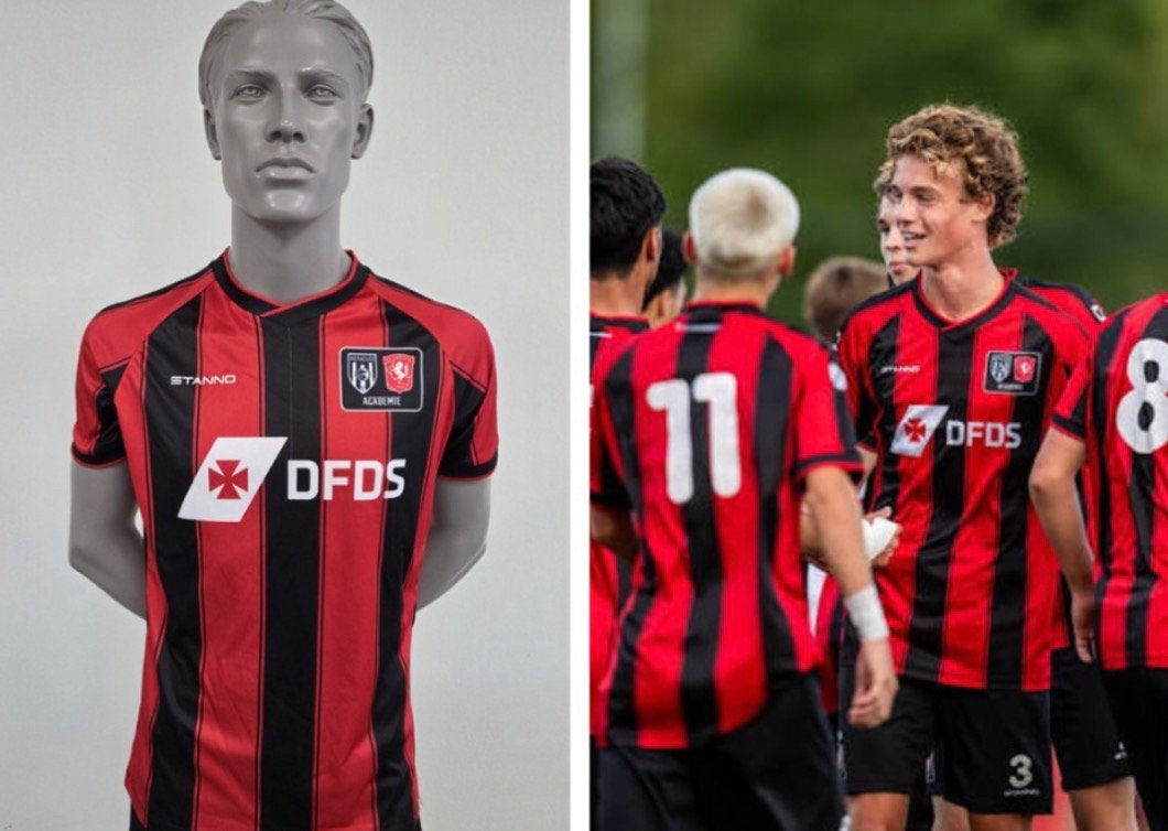 Wedstrijdshirt jeugdacademie FC Twente en Heracles Almelo, Verzamelen, Ophalen of Verzenden, Gebruikt, F.C. Twente, Shirt
