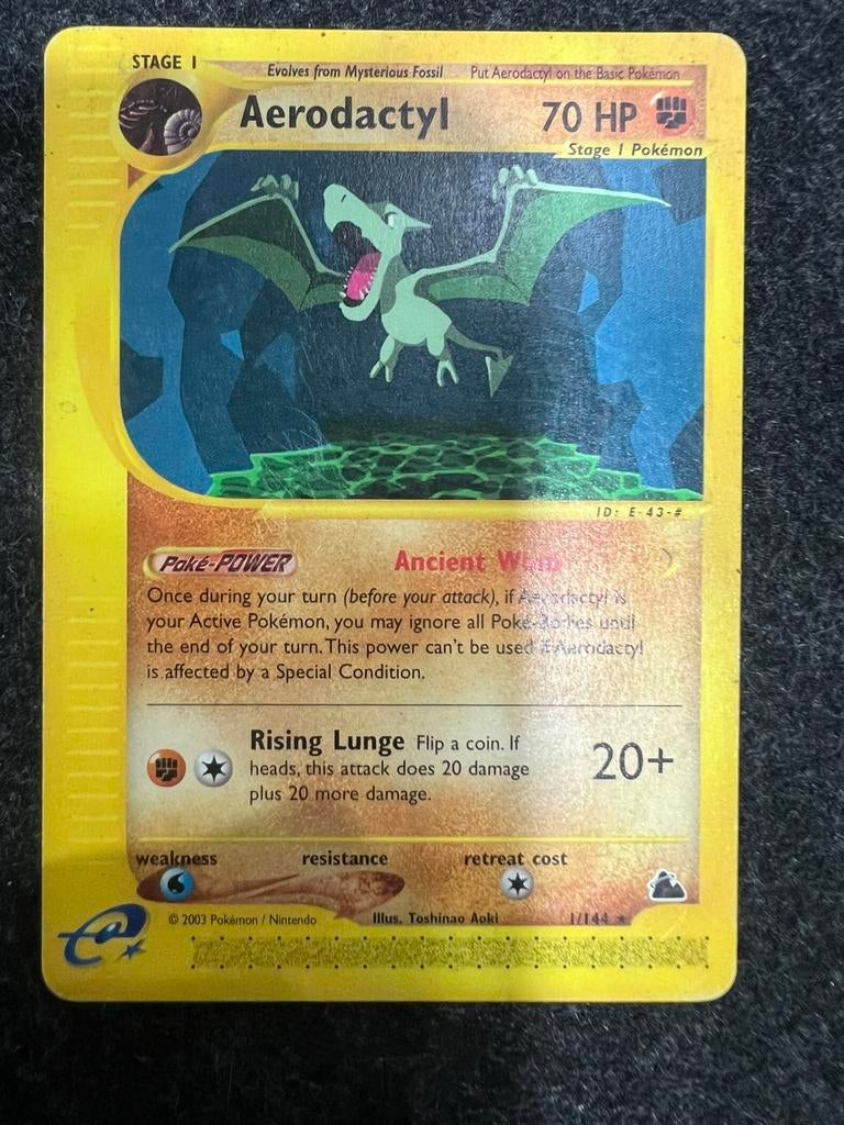 Aerodactyl Skyridge #1/144, Ophalen, Zo goed als nieuw