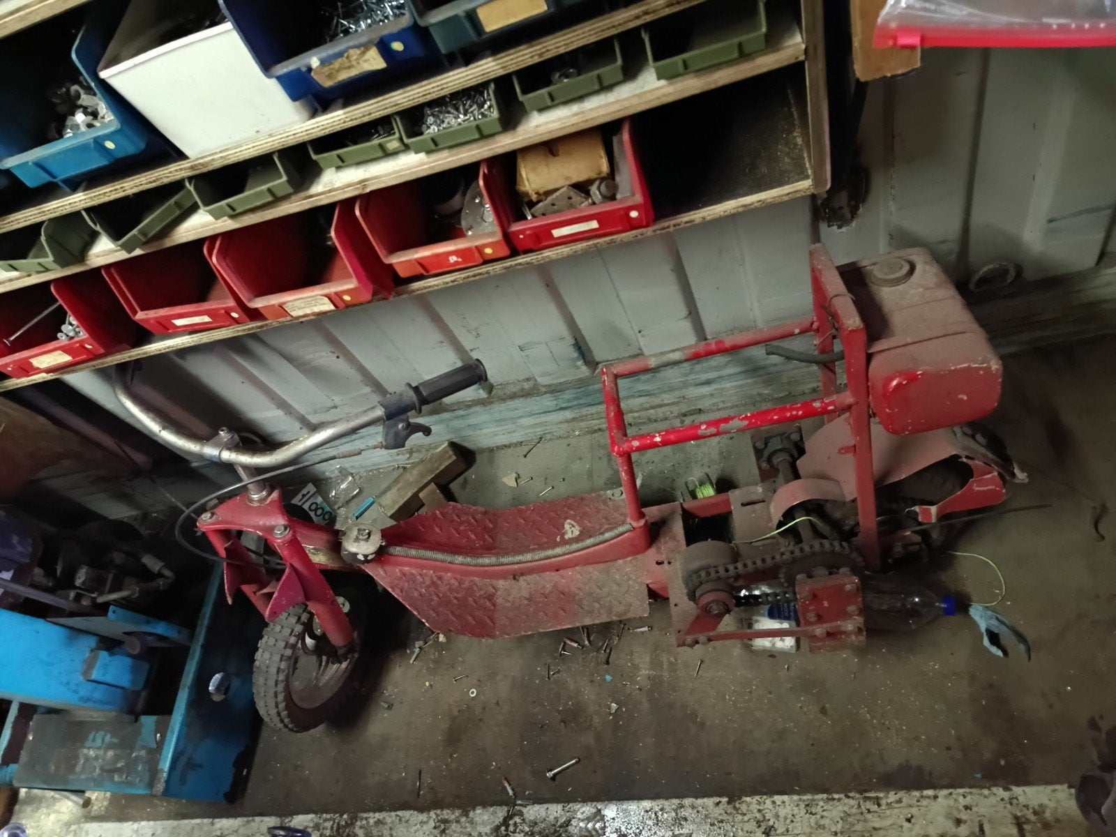Dum en Dummer Minibike Project met 80cc Flathead Motor, Ophalen, Gebruikt, Overige typen