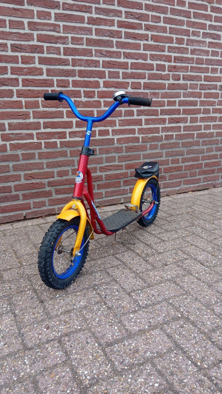 kinder step met zitje, Ophalen, Gebruikt, Gewone step