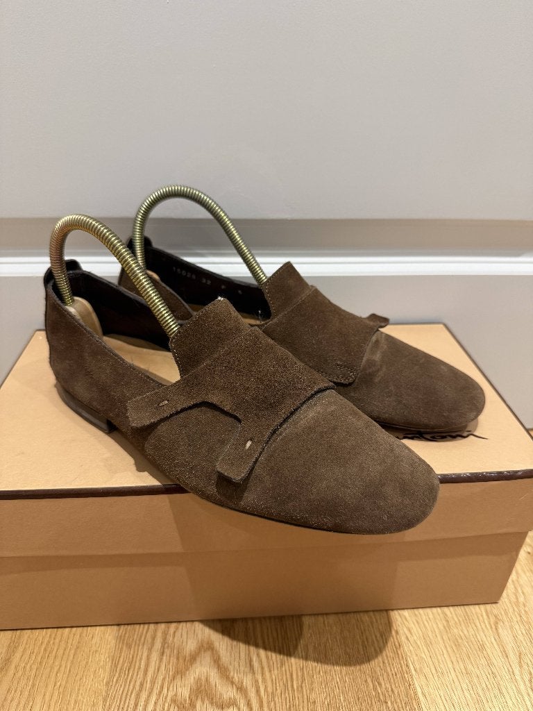 Santoni Loafer | UK 5 | (312), Loafers, Bruin, Verzenden, Zo goed als nieuw