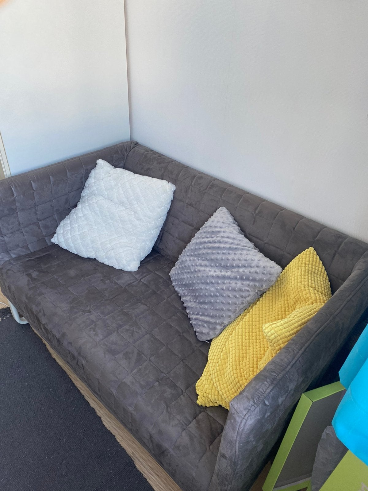 Bankje, Huis en Inrichting, Banken | Sofa's en Chaises Longues, Ophalen, Gebruikt, Tweepersoons, 75 tot 100 cm