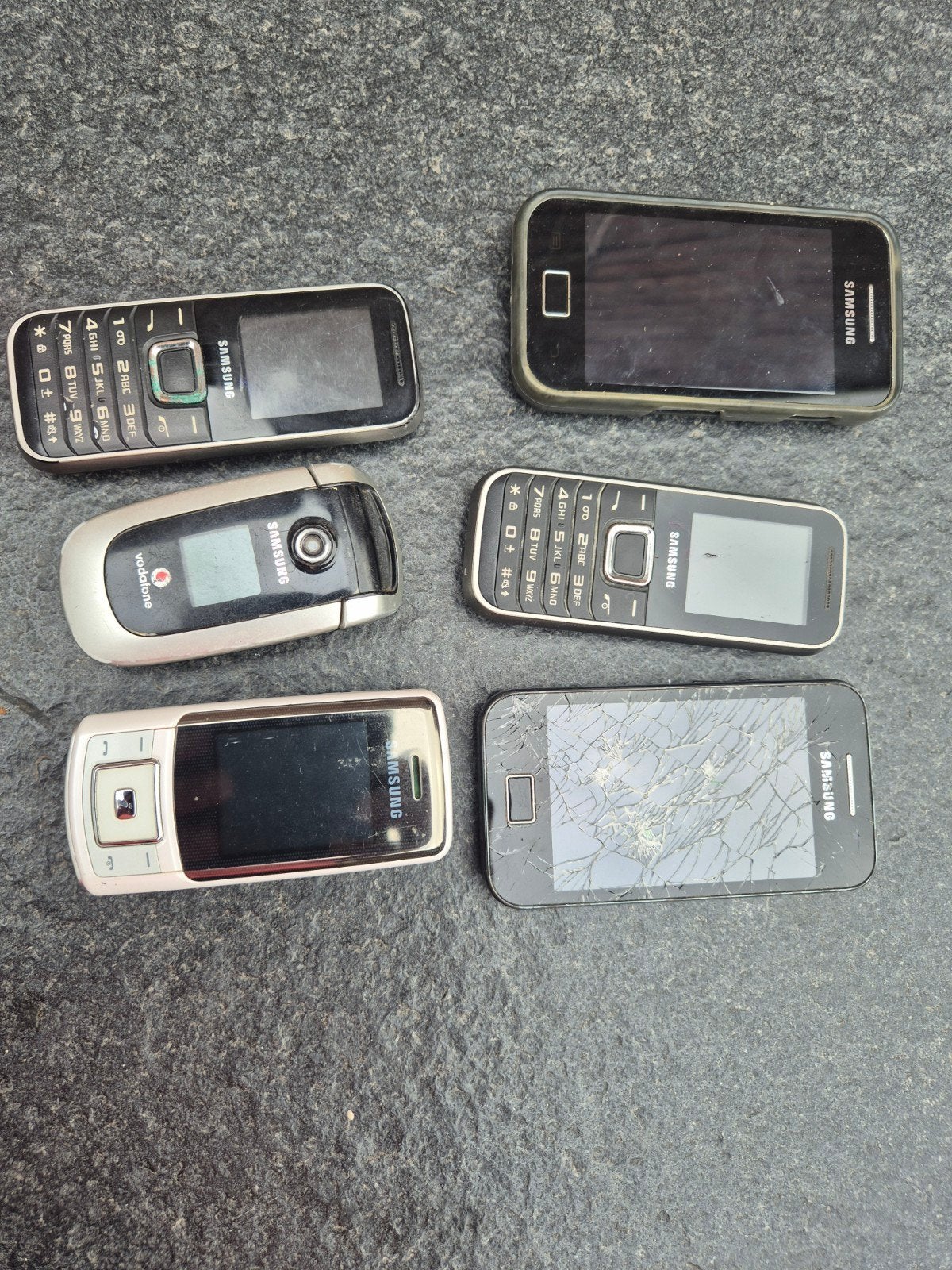 6x Samsung telefoons mobiel, Telecommunicatie, Gebruikt, Overige modellen, Overige systemen, Ophalen of Verzenden
