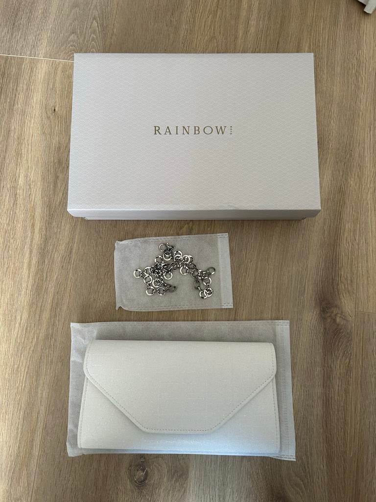 Rainbow Club Saskia Bruidstasje Off-White, Ophalen, Zo goed als nieuw, Wit, Avondtasje