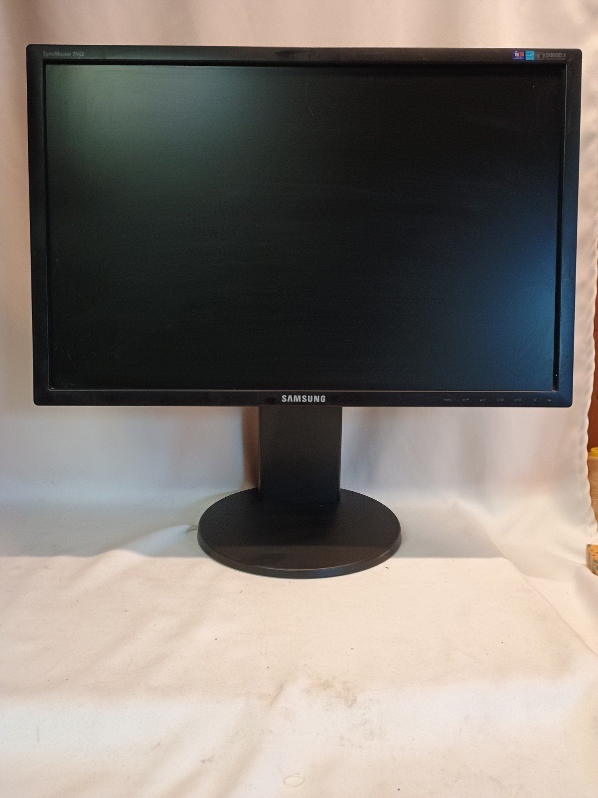 Samsung monitor 24 inch, Ophalen, Gebruikt, Full HD, 60 Hz of minder