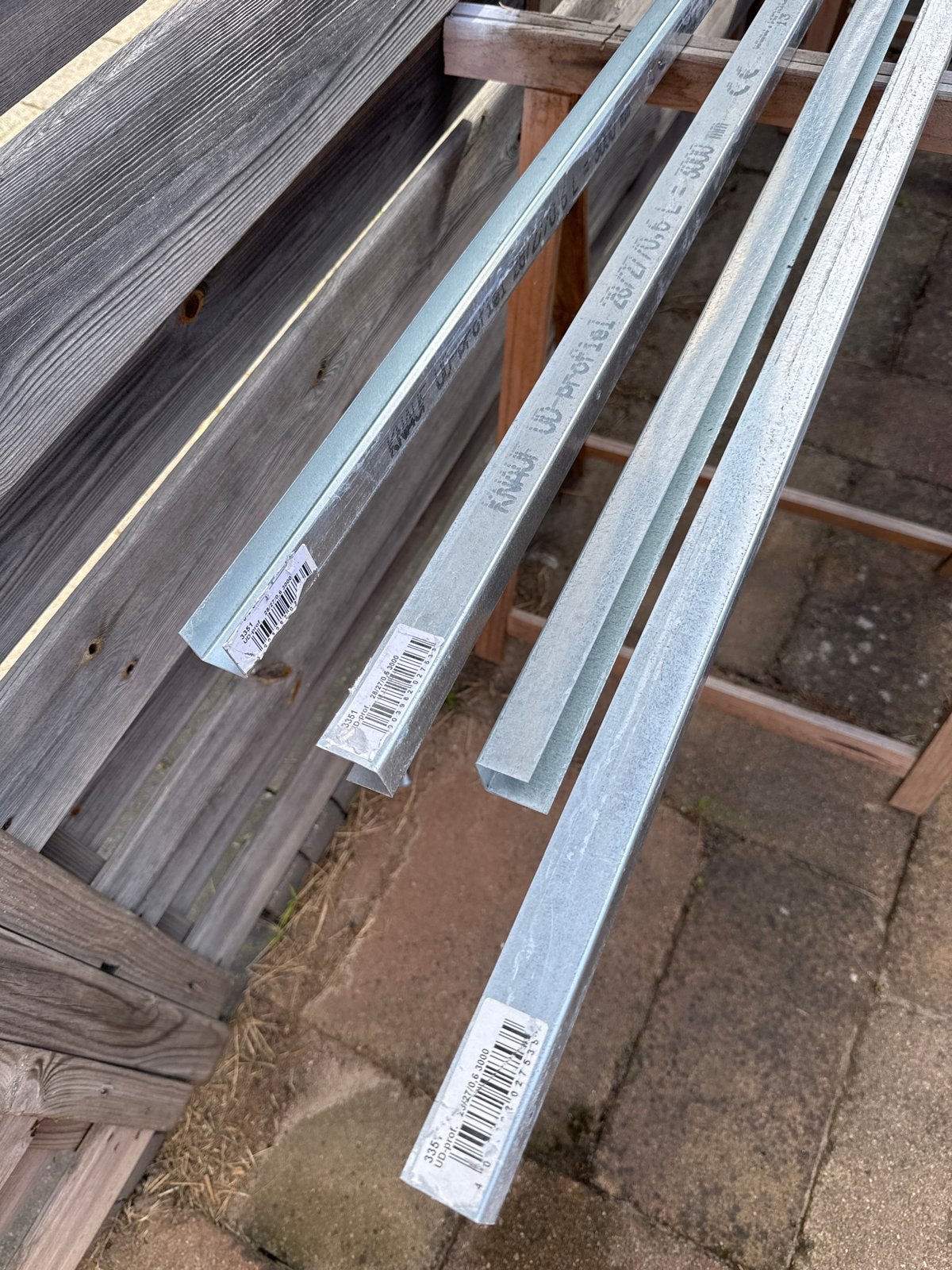 Knauf UD-profielen 28/27/0,6 L=3000 mm, Doe-het-zelf en Verbouw, Hout en Planken, Ophalen, Minder dan 25 mm, Overige typen, Nieuw