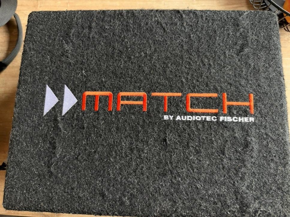 Match by Audiotec Fischer PP 8E-Q Subwoofer, Ophalen of Verzenden, Zo goed als nieuw