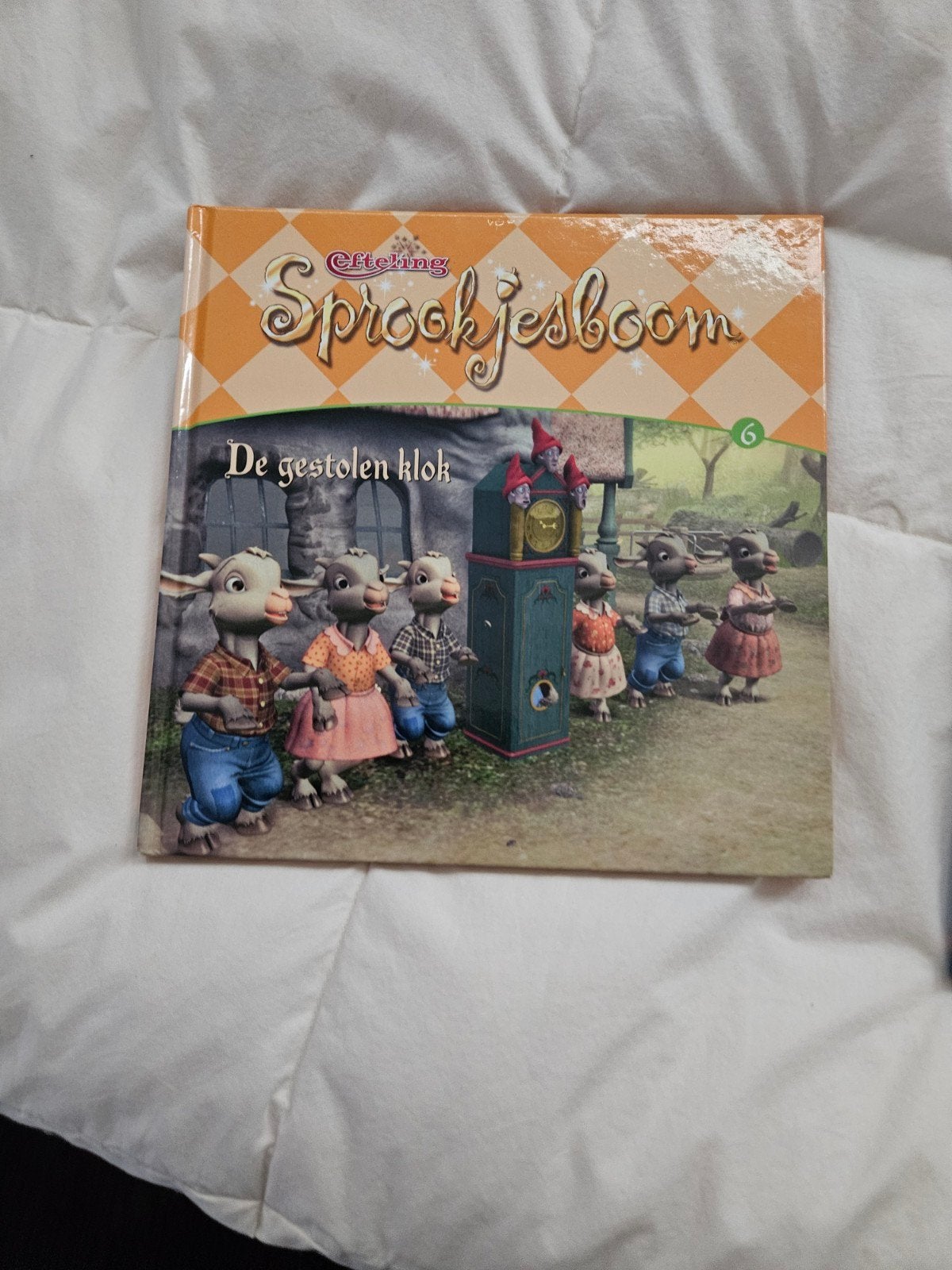 Efteling sprookjesboom boek De 7 geitjes, de gestolen klok, Verzamelen, Efteling, Ophalen of Verzenden, Zo goed als nieuw, Overige typen