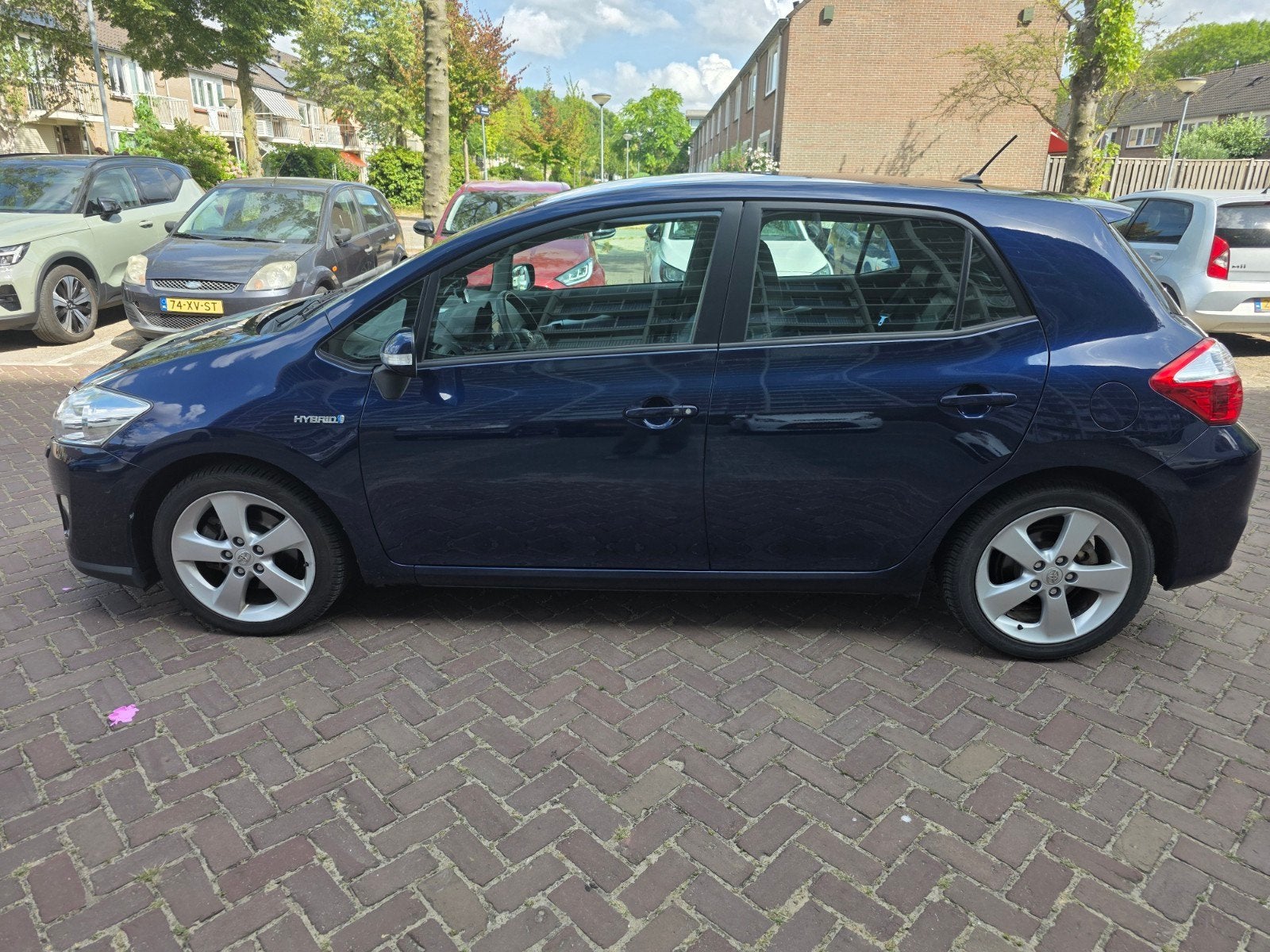Toyota Auris 1.8 Full Hybrid 5DR CVT 2011 Blauw, 4 cilinders, Blauw, 75 €/maand, 1798 cc