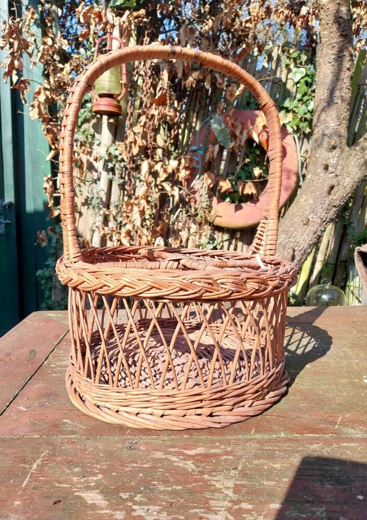 Rieten Flessenmand van Tante Brocante, Ophalen of Verzenden, Huis en Inrichting