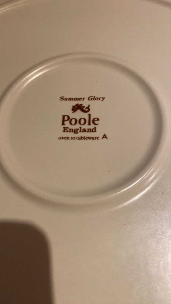 Poole Pottery (diner) bord, Ophalen of Verzenden