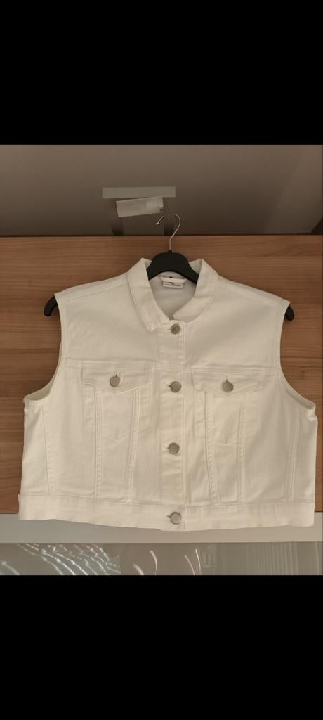 Witte spijker bodywarmer (40), Ophalen of Verzenden, Nieuw, Maat 38/40 (M), Wit
